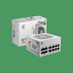 MSI MAG A850GL PCIE 5 White Gaming Power Supply, Full Modular, 80 Plus Gold Certified 850W, Compact Size, ATX PSU